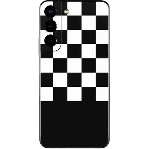 Checkerboard Split Galaxy S22 Skin